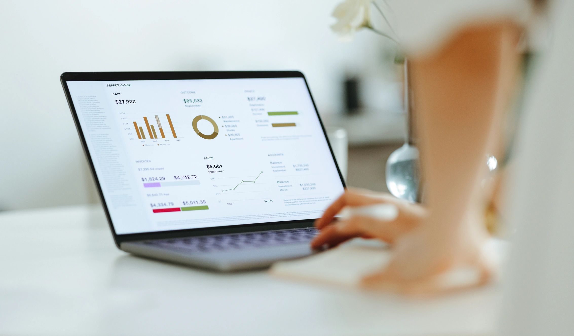 Member reviewing deal details on a laptop