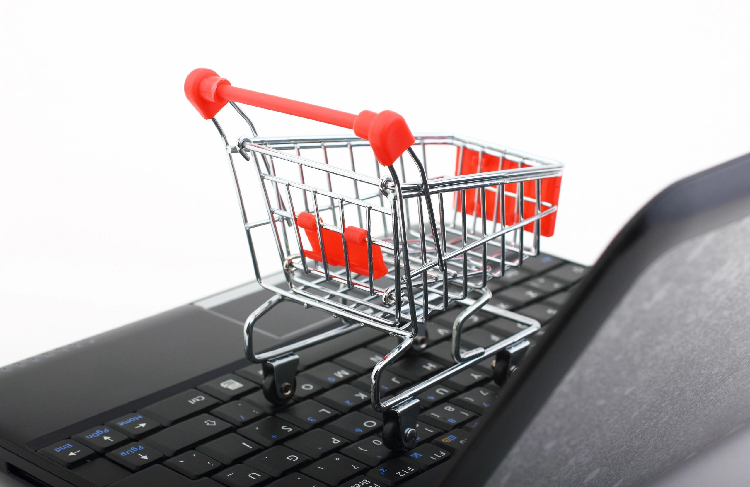 E-commerce concept image representing online support and account help